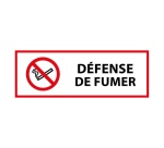 Panneau d'interdiction - Défense de fumer - P002 - ISO 7010