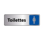 Panneau Toilettes Femme adhésif – 2 formats