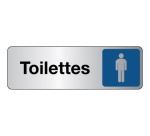 Panneau Toilettes Homme – Signalétique adhésive