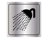 Panneau "Douche" - Pictogramme - Metallex