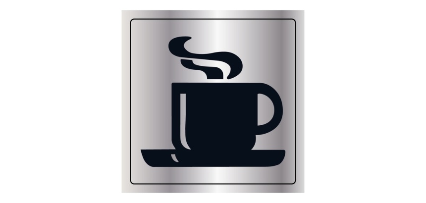 Signalisation d'information - Pictogramme Cafétéria Tasse Chaude