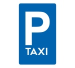 Signalétique de parking - Panneau pour Places réservées aux taxis