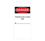 Étiquettes - Travaux en Cours - Polyester Souple - Lot de 10