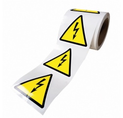 Rouleau de Pictos de Danger - Danger électricité - W012