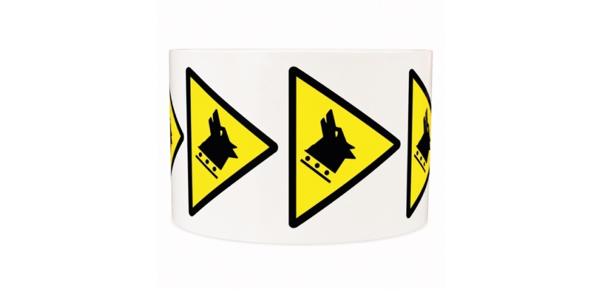 Rouleau de Pictos de Danger - Chien de garde - W013 - ISO 7010