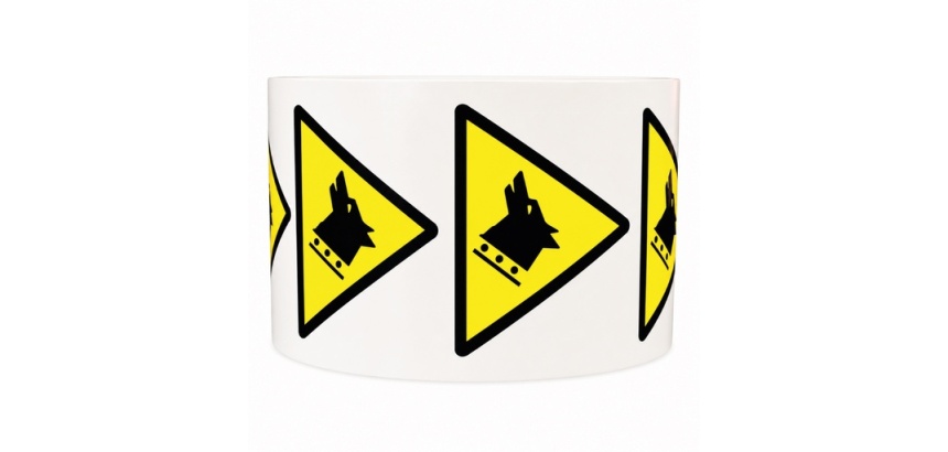 Rouleau de Pictos de Danger - Chien de garde - W013 - ISO 7010