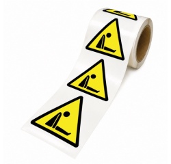 Rouleau de Pictos de Danger - Risque d'asphyxie - W041 25 mm