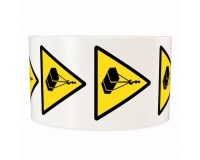 Rouleau de pictos - Danger charges suspendues - W015 - 250 ex