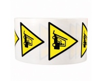 Rouleau de pictos - Danger chariots élévateurs - W014 - ISO 7010