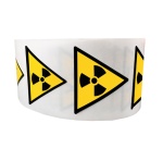 Rouleau pictos W003 Danger matières radioactives - 250 ex
