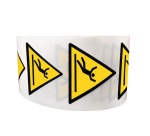 Rouleau de pictos - Danger surface glissante - W011 - ISO 7010