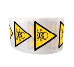 Rouleau de pictos - Danger matières toxiques - W016 - ISO 7010