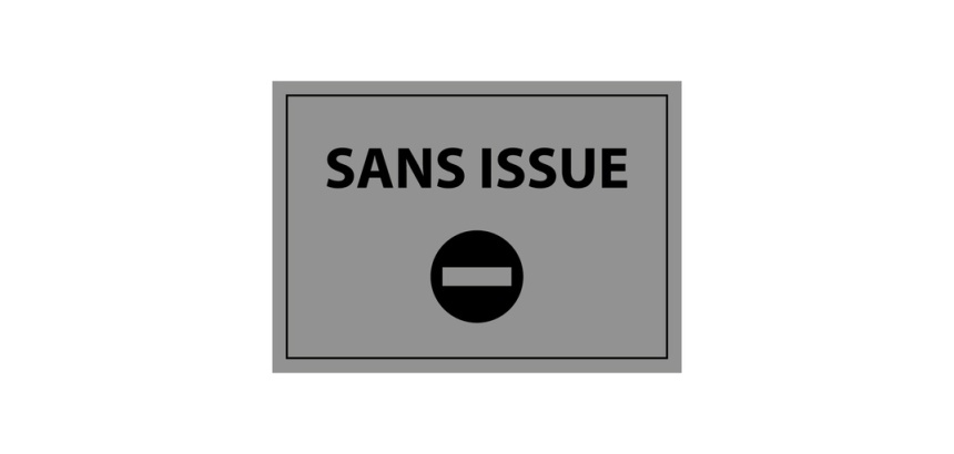 Plaque - Interdiction Gravée Sans Issue - 10 x 14 cm - Gravoply® Inox