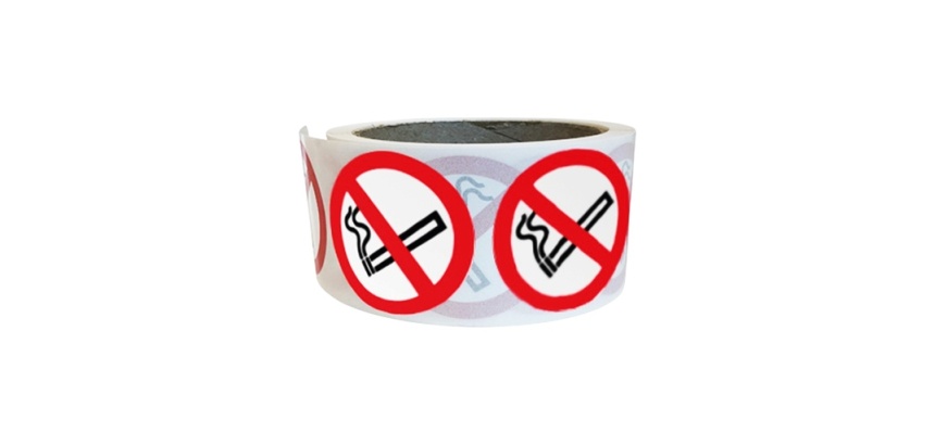 Rouleau de Pictos d'Interdiction - Interdiction de fumer - P002