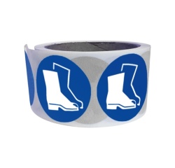 Rouleau de pictos - Chaussures de sécurité obligatoires - M008