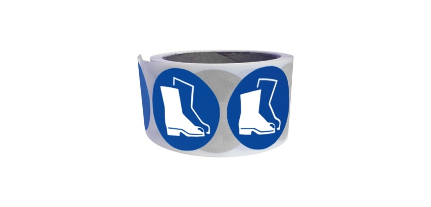 Pictogrammes adhésifs Chaussures sécurité M008 – ISO 7010