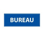 Signalisation d'information - BUREAU - vinyle ou PVC 210 x 75 mm