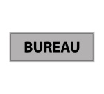 Signalisation d'information - BUREAU - vinyle ou PVC 210 x 75 mm