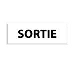 Signalisation d'information - SORTIE - 210 x 75 mm