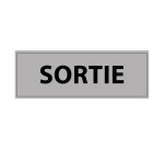 Signalisation d'information - SORTIE - 210 x 75 mm