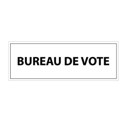 Signalétique d'information - Pictogramme Bureau de vote