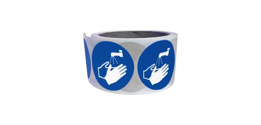 Pictogrammes adhésifs Lavage des mains M011 – ISO 7010