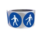 Rouleau de Pictos d'Obligation - Utiliser le passage - M024 25 mm