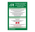 Poster Consignes pour Espace d'Attente Sécurisé A3