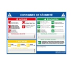 Panneau - Consignes sécurité incendie 297x420 mm - A3 - ISO 7010