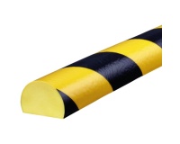 Butoir - Demi-cercle flexible jaune/noir - 1m - Polyuréthane