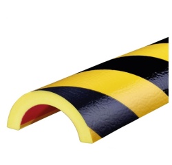 Butoir de protection – Mousse PU jaune/noir – Ultra souple 1 m