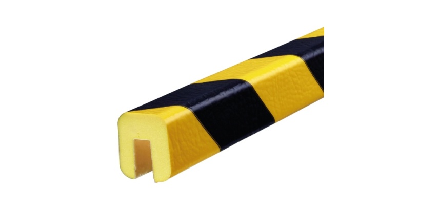 Butoir de protection en U flexible - Longueur 1 m - Mousse PU