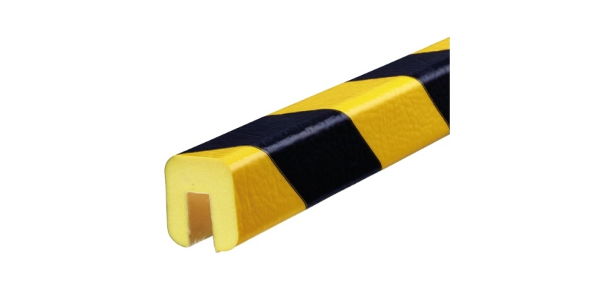 Butoir de protection en U flexible - Longueur 1 m - Mousse PU