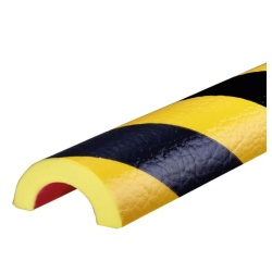 Butoir en arc - Protège tuyaux flexible en mousse polyuréthane - L 1 m