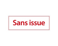 Panneau de signalétique - Picto Sans issue - 210 x 75 mm PVC 2 mm
