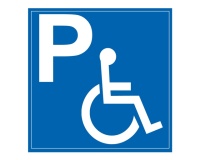 Panneau Parking PMR 500x500 mm en Aludibond Extérieur