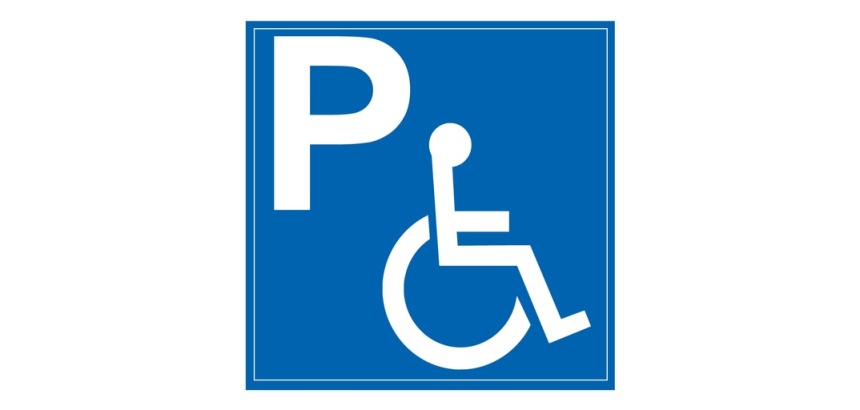 Panneau Parking PMR 500x500 mm en Aludibond Extérieur