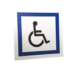 Panneau Parking HANDICAPE - plat avec pictogramme
