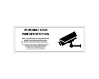Panneau de protection - Immeuble sous Vidéoprotection - ISO 7010