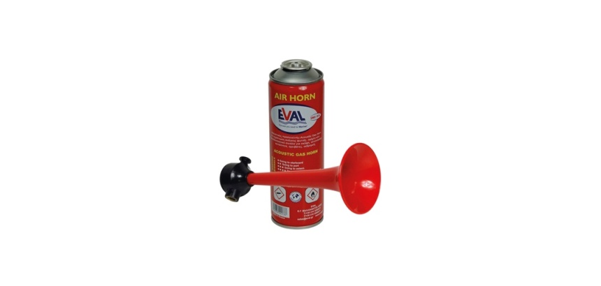 Corne de brume à Gaz - Efficacité sonore 120 dB - Cartouche 300 ml