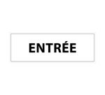 Plaque de Porte - ENTREE