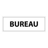 Signalétique d'information - Pictogramme Bureau - 210 x 75 mm PVC 2 mm Gris