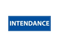 Panneau information - Pictogramme Intendance - 210 x 75mm PVC 2 mm