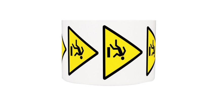 Pictogrammes adhésifs Trébuchement W007 – ISO 7010