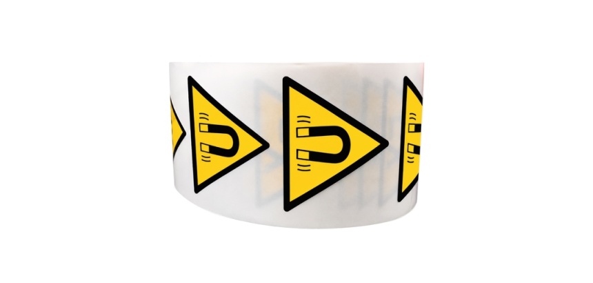 Rouleau de Pictos de Danger - Champ magnétique - W006 - ISO