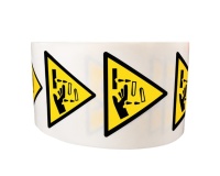 Rouleau de Pictos de Danger - Substance corrosive - W023 100 mm