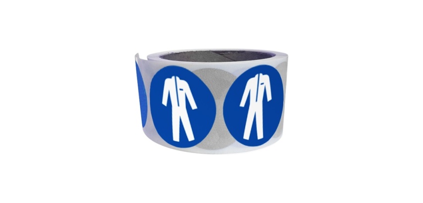 Pictogrammes adhésifs Vêtements protection M010 – ISO 7010