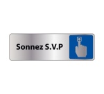 Panneau Sonnez S.V.P - Signalétique d'accueil