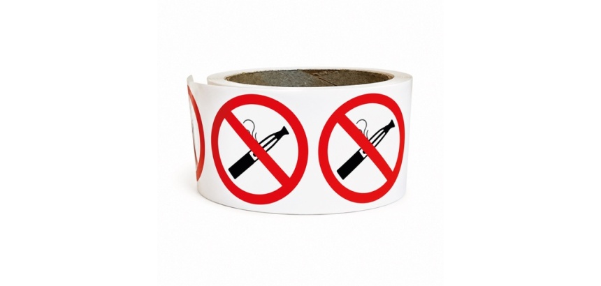 Rouleau de pictos - Interdiction de vapoter - P002 - ISO 7010