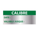 Étiquettes remplissables - Calibre - 38x16 mm - 350 ex